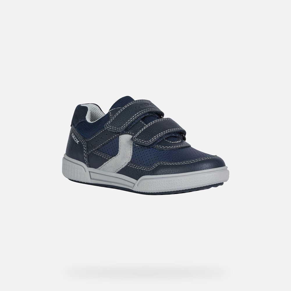 Geox Sneakers Navy Poseido - Geox Boys Shoes - KPQVRW049